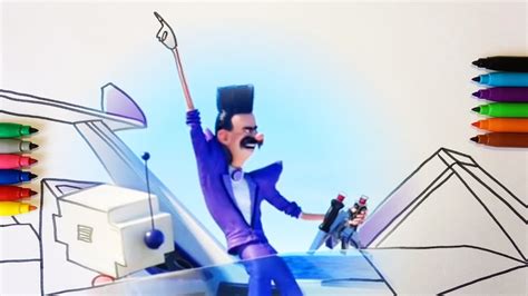 In the new series, gru fights with the new enemy balthazar bratt and finds his lost brother dru. Despicable Me 3 - Balthazar Bratt - Coloring Pages For ...