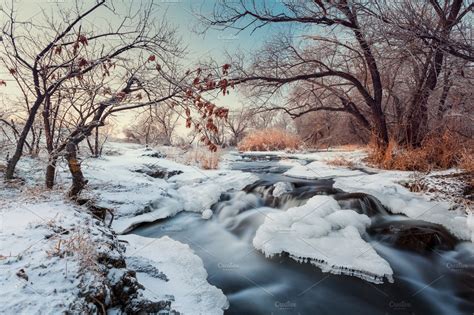 Beautiful Winter Landscape High Quality Nature Stock Photos