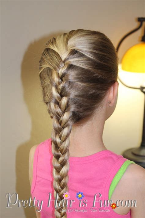 If i were you, i'd start. Girl's Hairstyles: How to do a French Braid - Pretty Hair ...