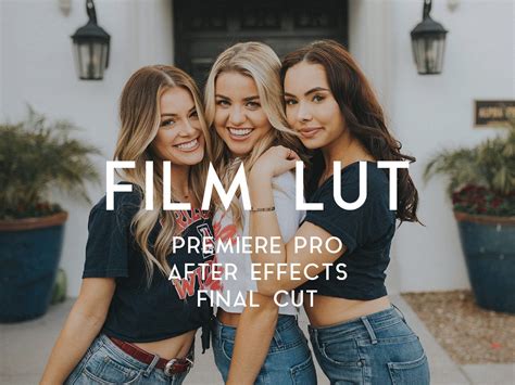 Film Lut For Video Adobe Premiere Pro After Effects Final Cut By