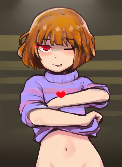 Anime Picture Search Engine Androgynous Blush Brown Hair Frisk Undertale Hasso Goodbad963