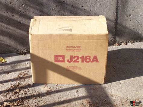 Jbl J216a Speakers Very Good Condition Original Box And Packing Photo