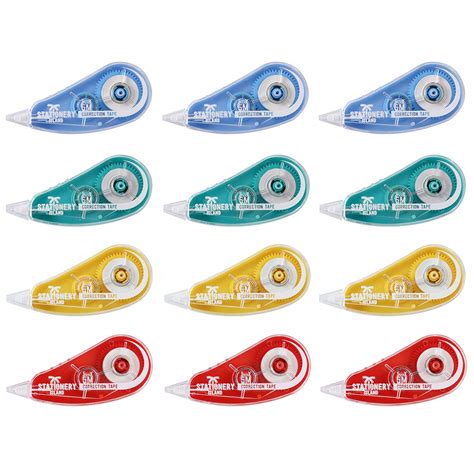 Stationery Island White Out Correction Tape Pocket Roller Whiteout
