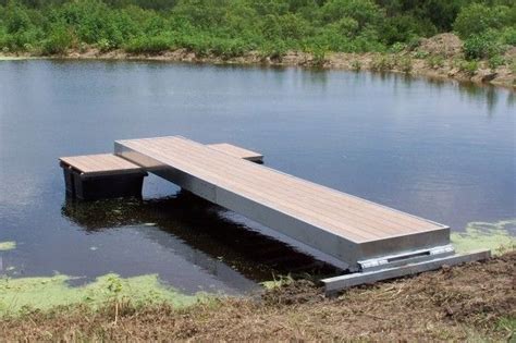 Decor turtle floating dock basking platform ramp ladder with support frame for. The Split Level T floating dock is a great addition to a ...