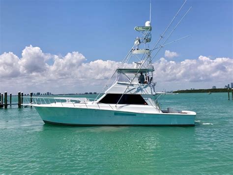 1988 Used Viking 48 Convertible Sports Fishing Boat For Sale 149000