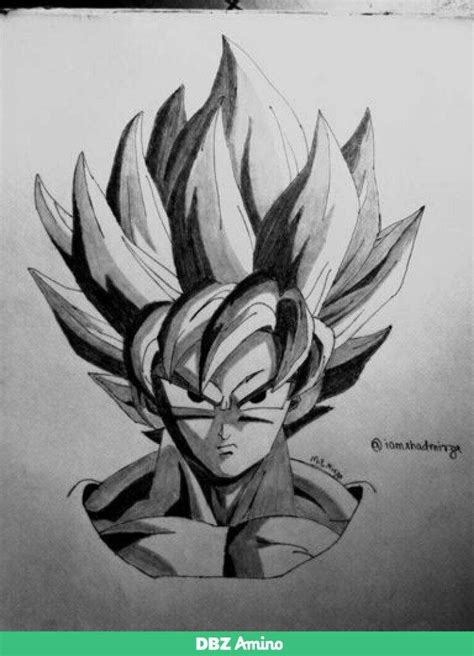 Goku Pencil Drawing