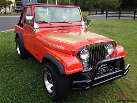 1978 Jeep Cj 7 Renegade 304 V8 3 Speed Reall Nice Low Mile Example