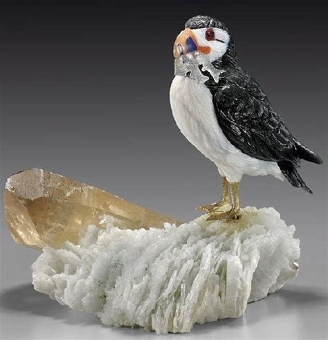 Birds Carved In Precious Stones By Brazilian Artist Peter Muuller