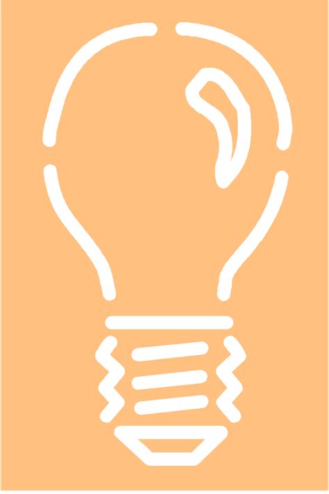 Onlinelabels Clip Art Light Bulb 4 White Stroke Clip Art Library