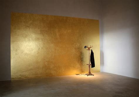 Gold Wall By I Fe01 Via Flickr Art Mural Wall Murals Gold Living Room Walls Gold Interior