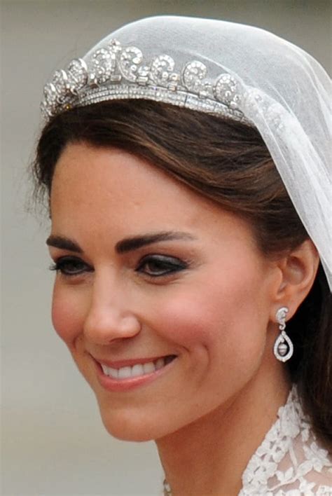 Cartier Halo Tiara Jewels Kate Middleton Borrows From The Queen