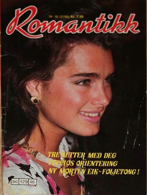 Brooke Shields Covers Romantikk Magazine Norway 1986 En 2023