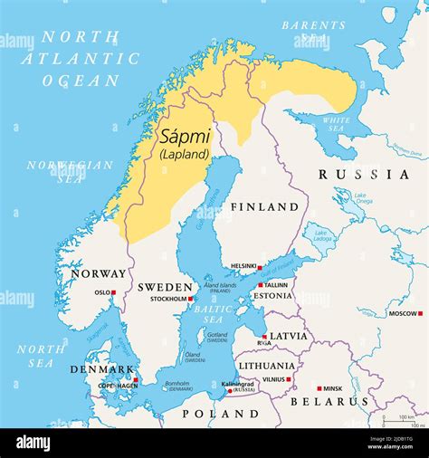Penisola Scandinava Mappa Immagini E Fotografie Stock Ad Alta