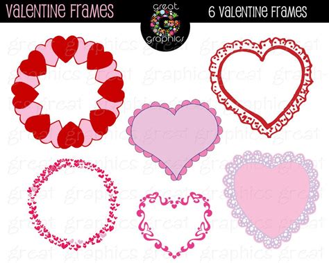 Valentine Frame Clip Art Clip Art Library