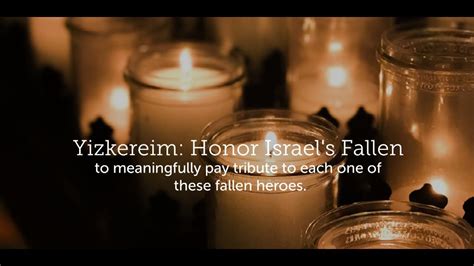 Honor Israels Fallen Youtube