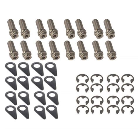 Stage 8 8914c Steel Nickel Plated Header Locking Bolt Kit