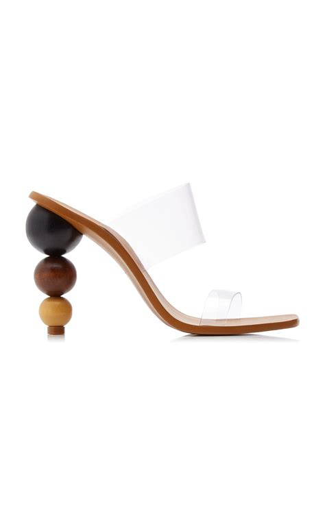 Vita Pvc And Wood Sandals By Cult Gaia | Moda Operandi | Cult gaia, Me