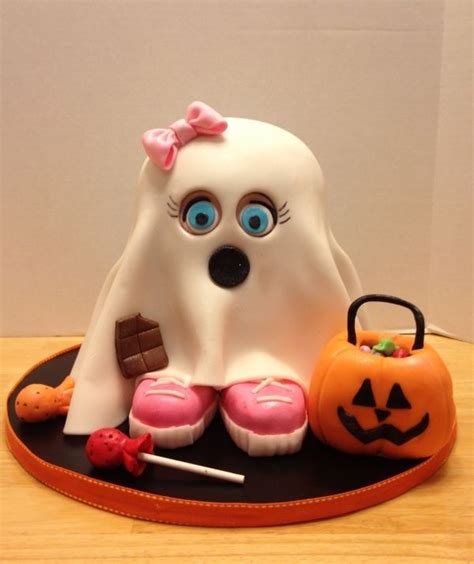 Cute Ghost Cake Ghost Cake Halloween Cakes Cake