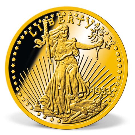 1933 Double Eagle Gold Coin Replica American Mint