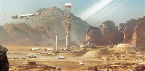 Cgi Desert Science Fiction Artwork Sci Fi Landscape Fantasy