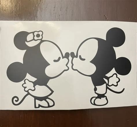 Disney Inspired Kissing Micekissmickey Loveminniemousevinyl