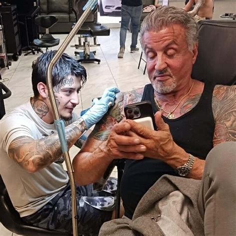 Sylvester Stallone Covers Tattoo Of Wife Jennifer Flavin Tattoo News