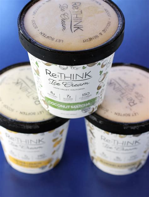 Rethink Wants You To Rethink Ice Cream Food Gal