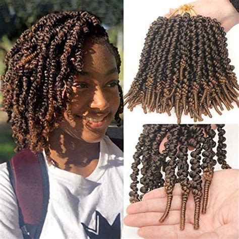 Buy Leeven Packs Inch Short Bob Pre Twisted Spring Twist Hair Pre Twisted Passion Crochet