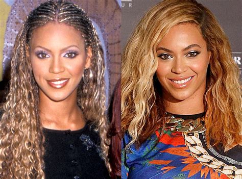 beyoncé from celebs then and now e news