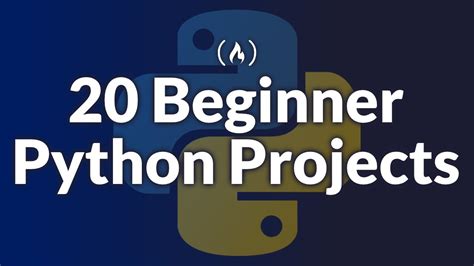 20 Beginner Python Projects YouTube