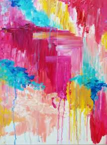 Beautiful Pastel Pop Of Color Painting Free Shipping Elated Happiness