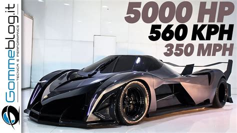 Devel Sixteen 5007 Hp World Fastest Car Top Speed 350 Mph Youtube