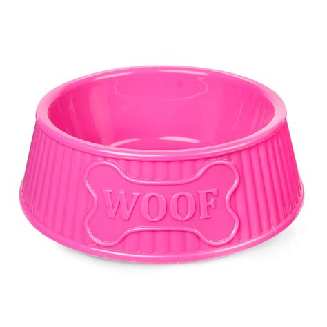 Vibrant Life Plastic 27 Fl Oz Pink Pet Bowl