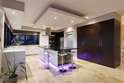 Kitchen soffit solutions include double stacked cabinets. dropped ceiling panels lighting kitchen - Google Search ...