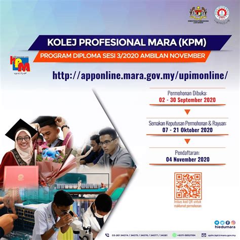 Tarikh tutup permohonan biasiswa mara. Permohonan Kolej Profesional MARA 2020 Online (KPM) Dan ...