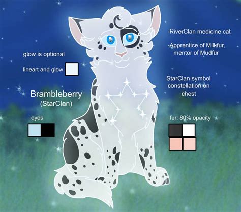 Warriors Design Brambleberry Starclan By Thedawnmist On Deviantart