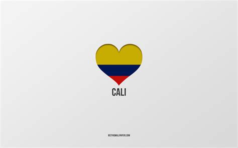 Download Wallpapers I Love Cali Colombian Cities Day Of Cali Gray