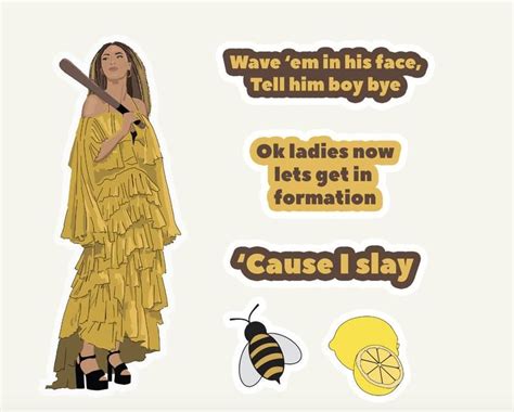 Beyonce Lemonade X Stickers Etsy Beyonce Stickers Beyonce