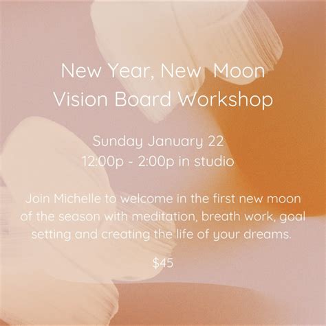 Moon Vision Board Workshop At Innerglow Yoga Mashpee Commons
