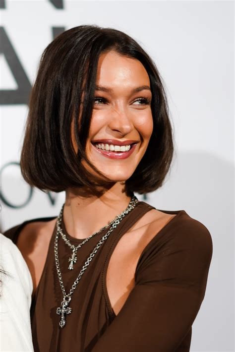 Bella Hadid Chopped Off Her Hair And Dyed It Black Popsugar Beauty