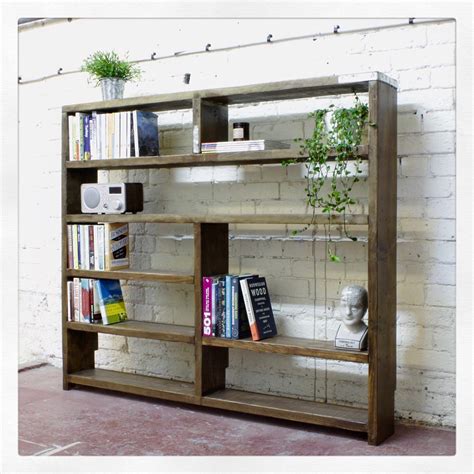 Bespoke Truman With Dark Timbers ↟ Reclaimed Wood Bookcase Reclaimed