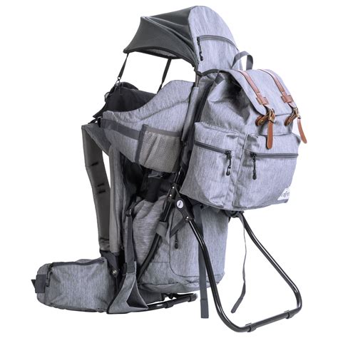 Clevrplus Urban Explorer Hiking Baby Backpack Child Carrier Heather