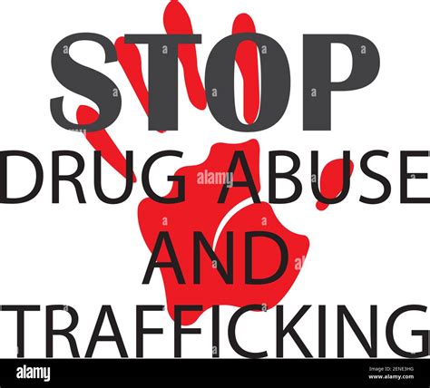 International Day Against Drug Abuse And Illicit Trafficking Concept