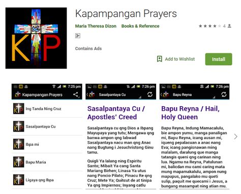 Rather than just offering a catholic version of the bible, this app makes the bible an interactive, living document. FREE Android App - Kapampangan Prayers - Download Now ...