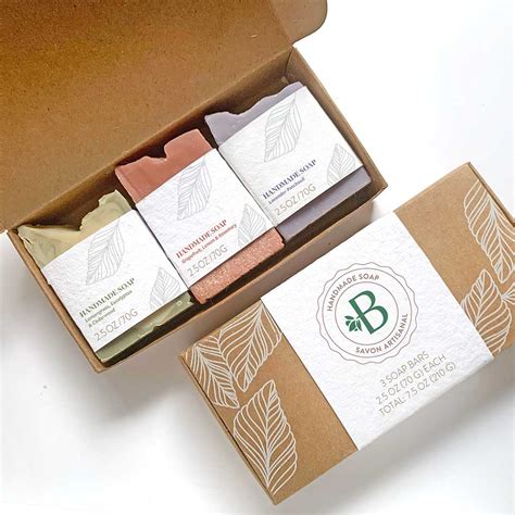 Deluxe Handmade Soap T Set Botanical Paperworks