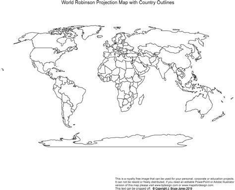 Blank High Resolution World Map Pdf