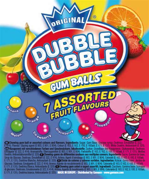 Assorted Dubble Bubble Gumballs Gamaco