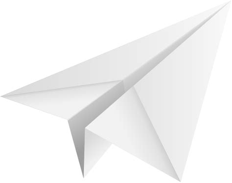 White Paper Plane Paper Aeroplane Vector Icon Data For Free Svg