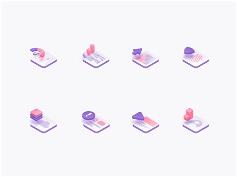 Isometric Icons By Ted Kulakevich For Kulak On Dribbble