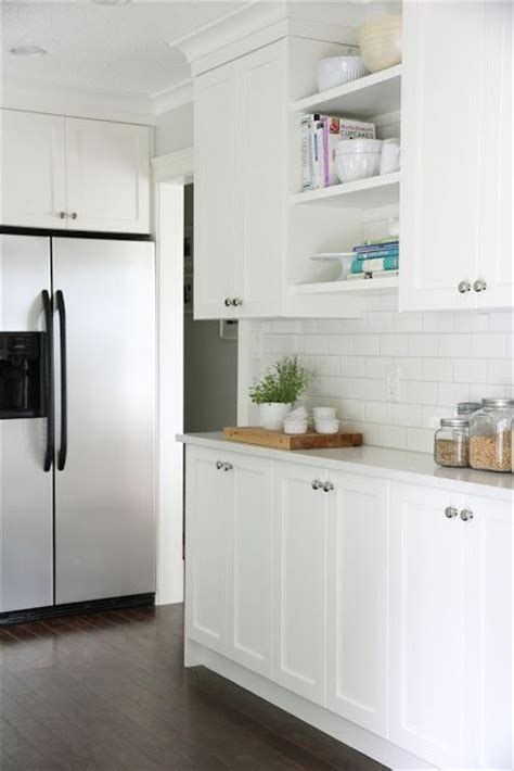 In a typical kitchen, we think of upper and lower cabinets as being distinctly different, particularly when it comes to the depth. The lower cabinets are the same depth as the upper cabinets which keeps the room feeling ...